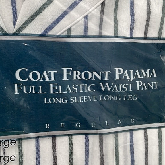 Towncraft Long Sleeve Striped PJ Set - Picture 2 of 6